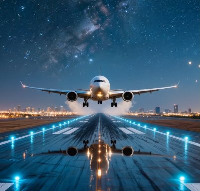 Airplane Front View